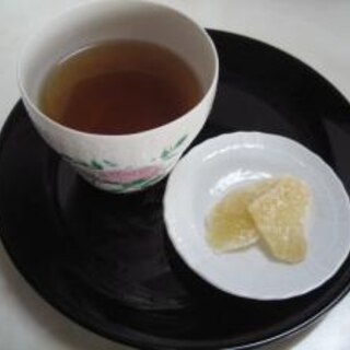 元気いっぱい！パワー全開！はちみつしょうが茶